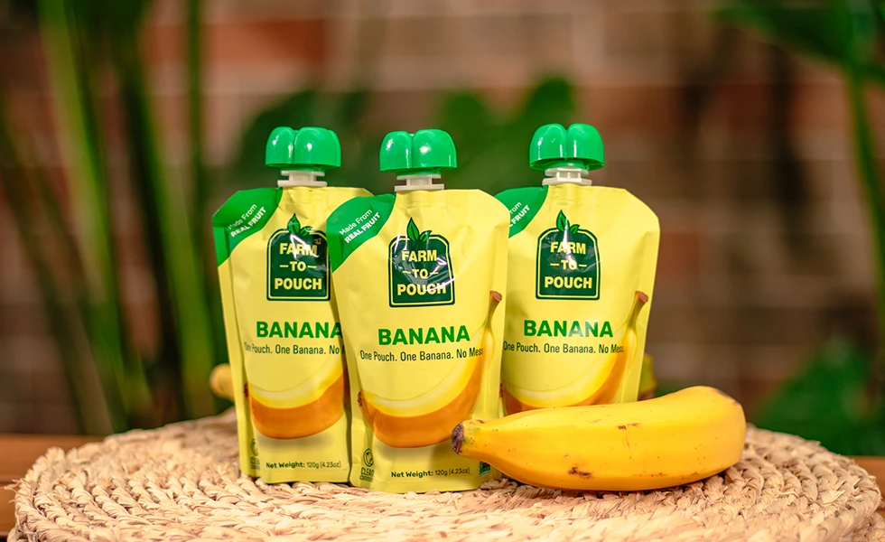 ALCA Corp farm to pouch banana flavour (photo)